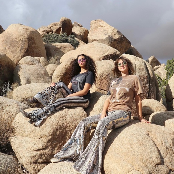 GIRL ON A VINE Diamond & Pearl boho pants READ LISTING - Picture 5 of 9